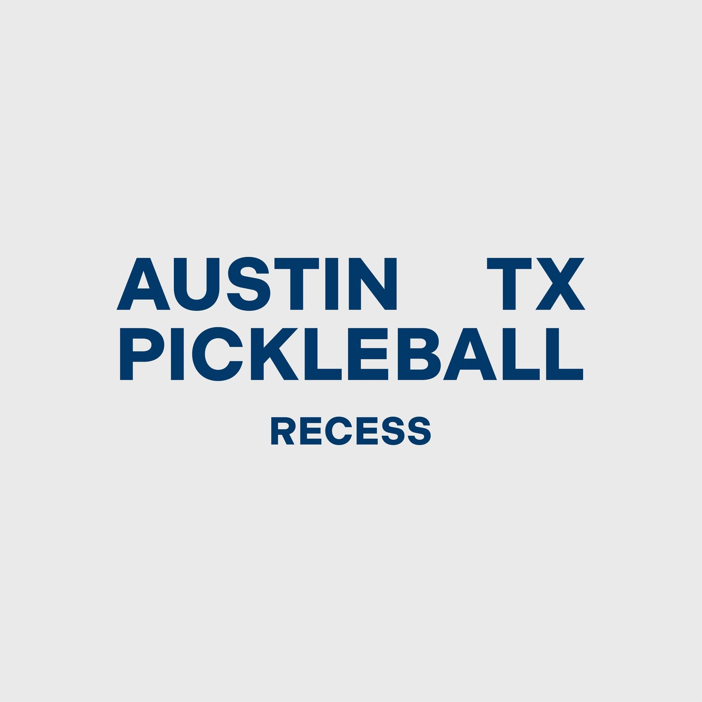 Recess Pickleball Crewneck Austin Crewneck