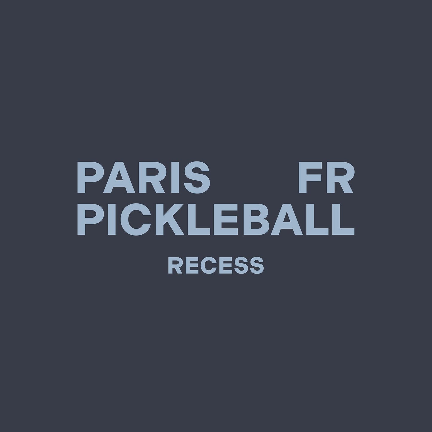 Recess Pickleball Crewneck Paris Crewneck