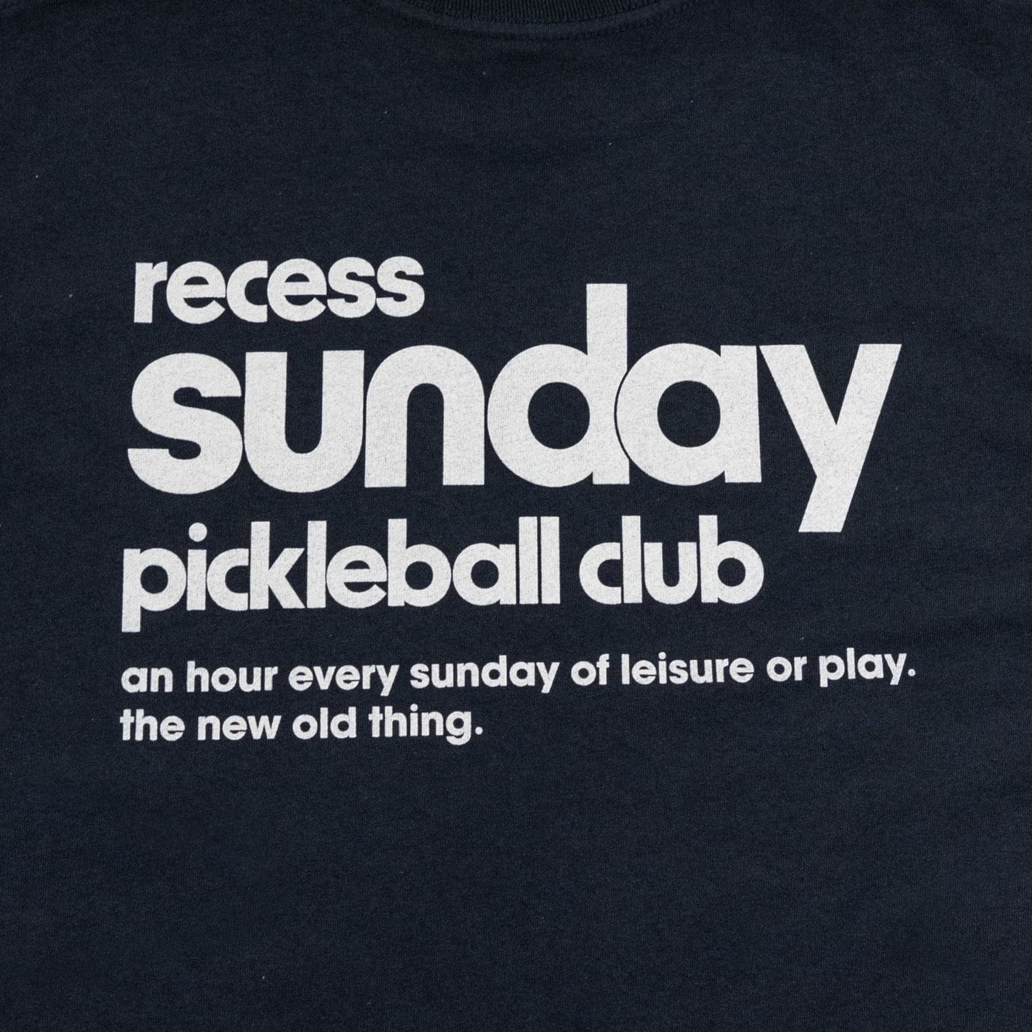 Recess Pickleball T-Shirt Sunday Club Tee