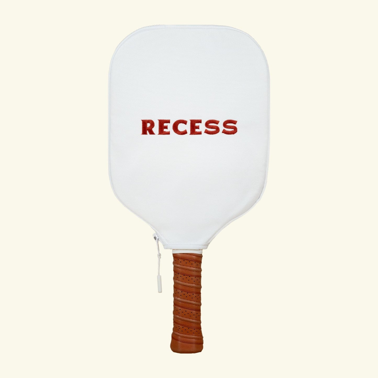 Recess Pickleball Accessory Advanced Paddle Cover - White