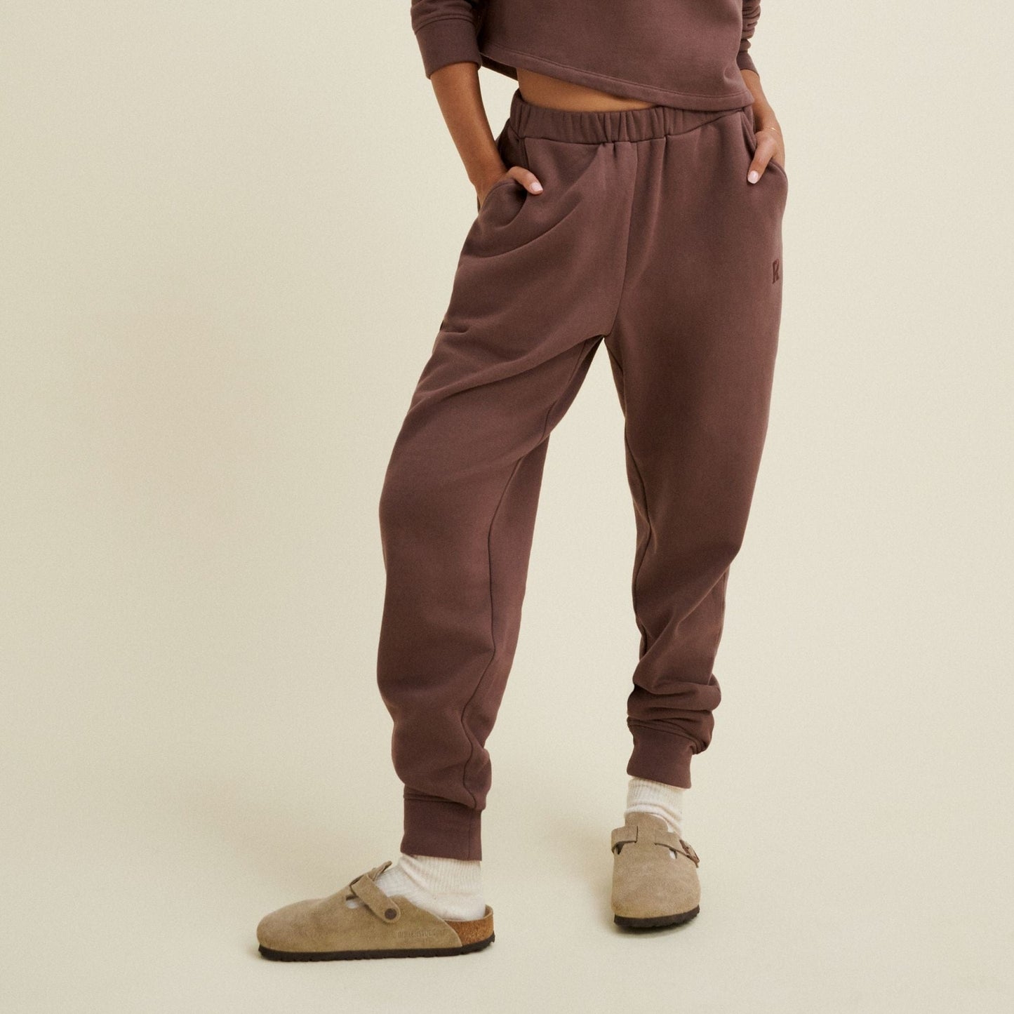 Recess Pickleball Bailey Sweatpant - Espresso