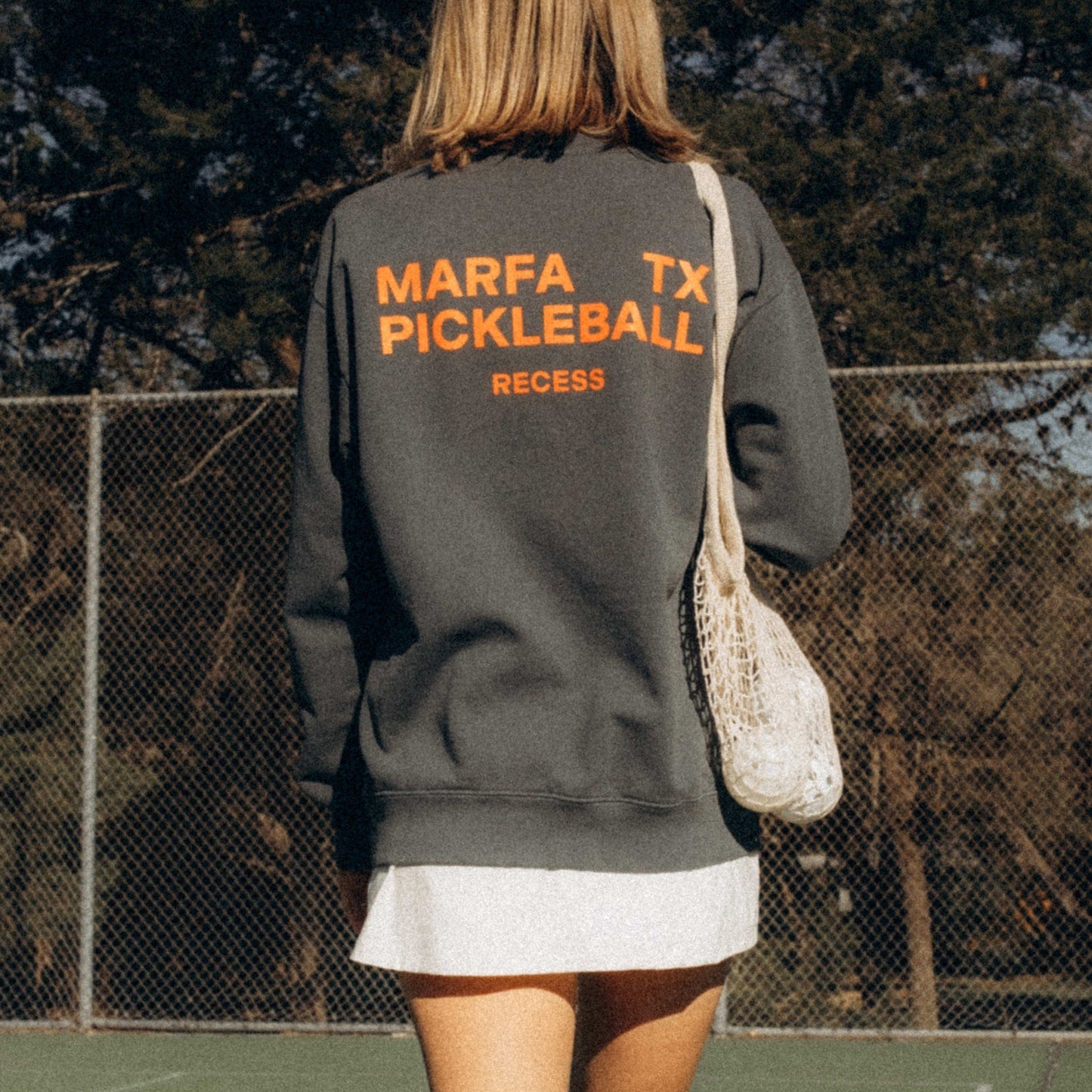 Recess Pickleball Crewneck Marfa Crewneck