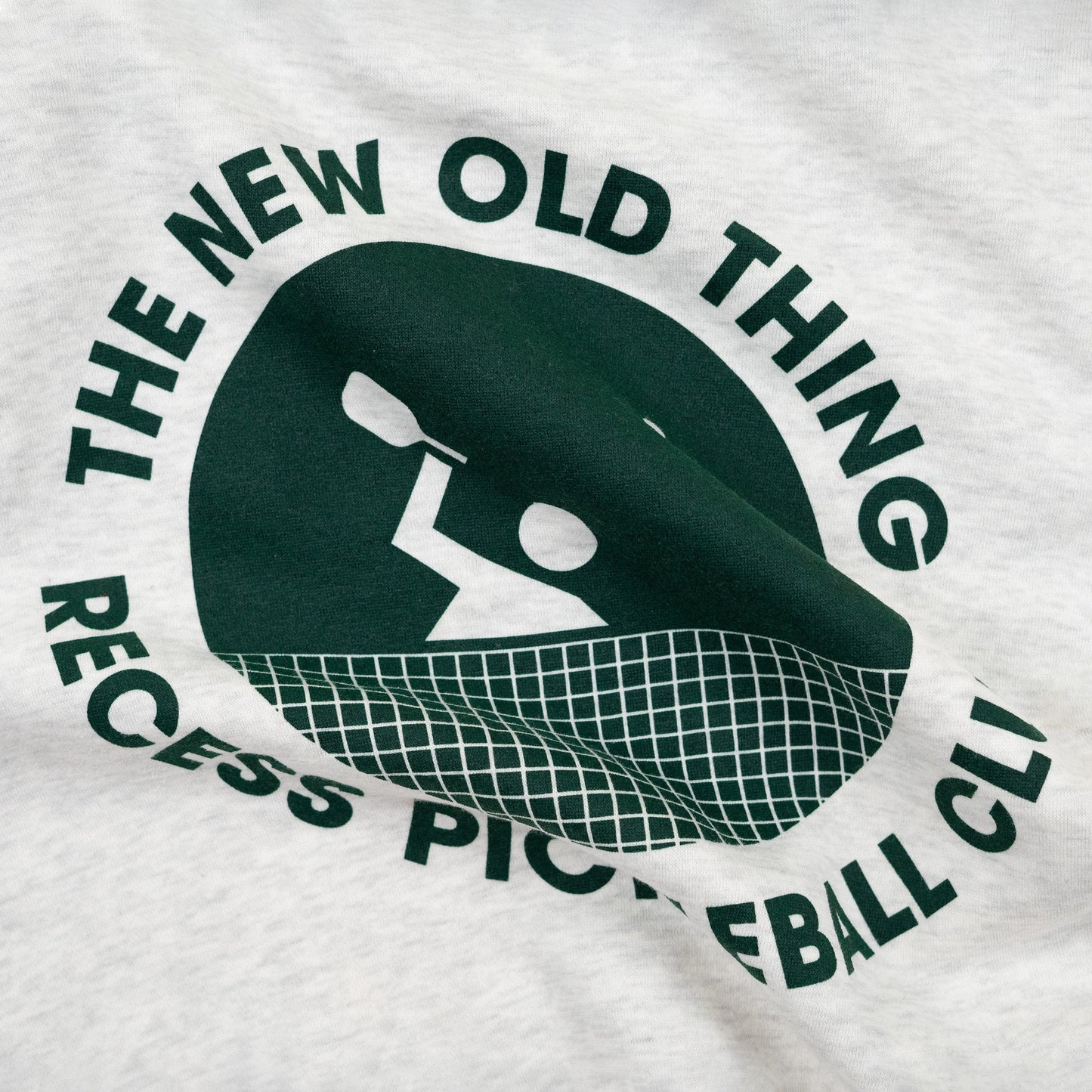 Recess Pickleball Crewneck Oversized Crewneck - New Old Thing