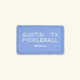 Recess Pickleball Embroidered Patch Austin, TX Pickleball Patch