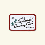 Recess Pickleball Embroidered Patch Courtside Cowboy Patch