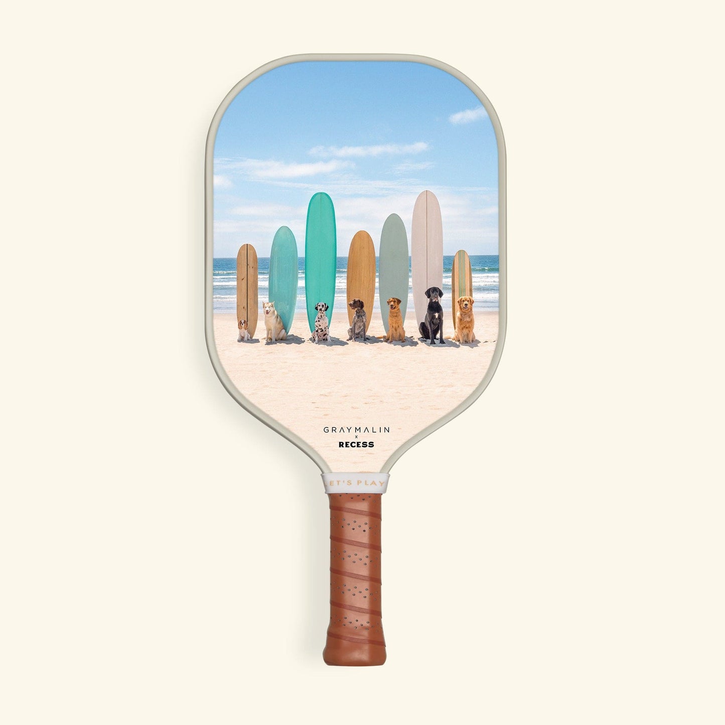 Recess Pickleball Paddle Surf's Up Pups | Gray Malin