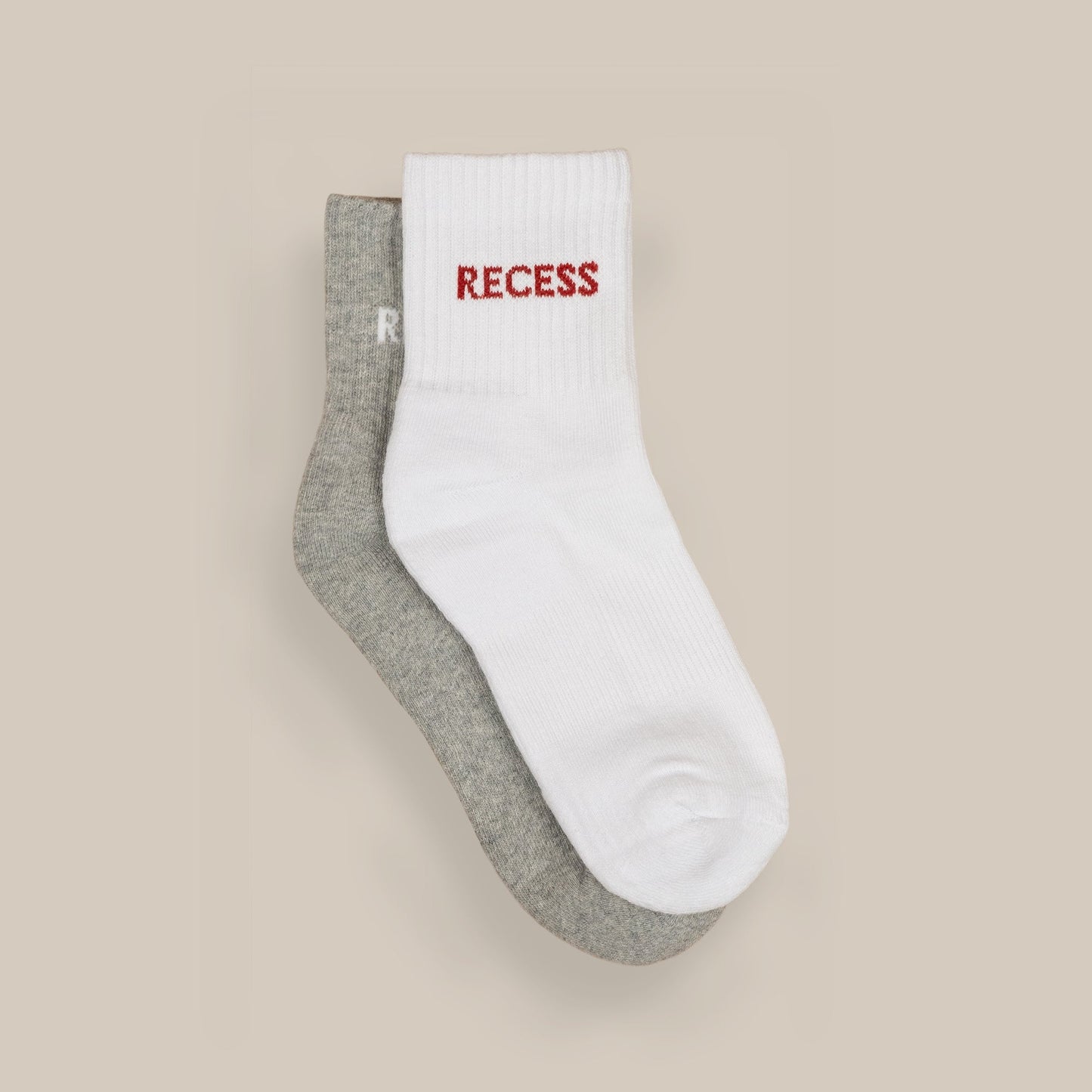 Recess Pickleball Socks Heather Ankle Socks (2-Pack)