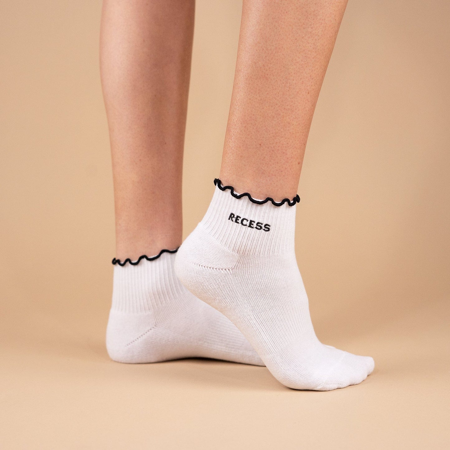 Recess Pickleball Socks Recess Ruffle Ankle Socks