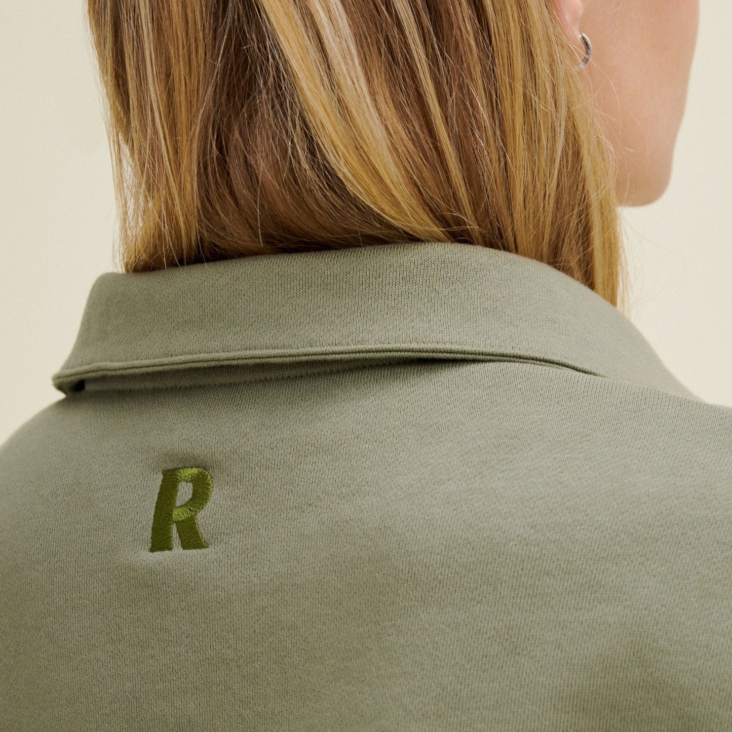 Recess Pickleball Sweatshirt Hartford Crop - Olive