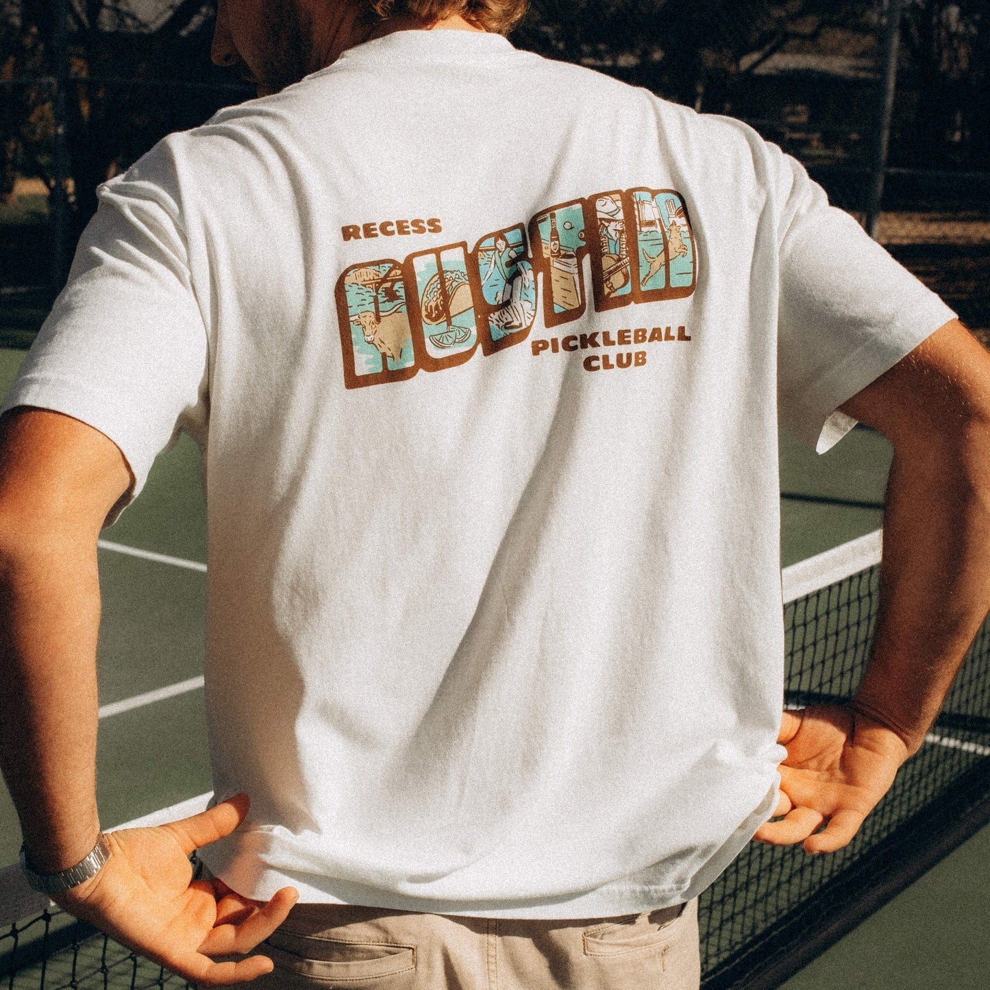 Recess Pickleball T-Shirt Austin Graphic Tee