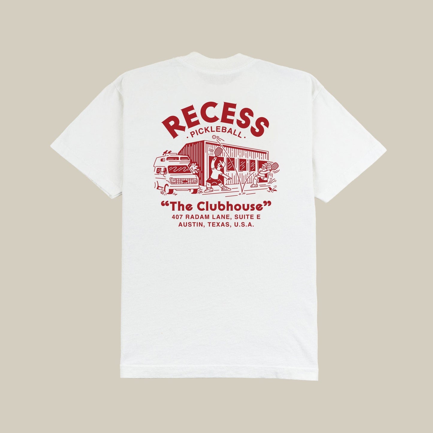 Recess Pickleball T-Shirt Clubhouse Tee