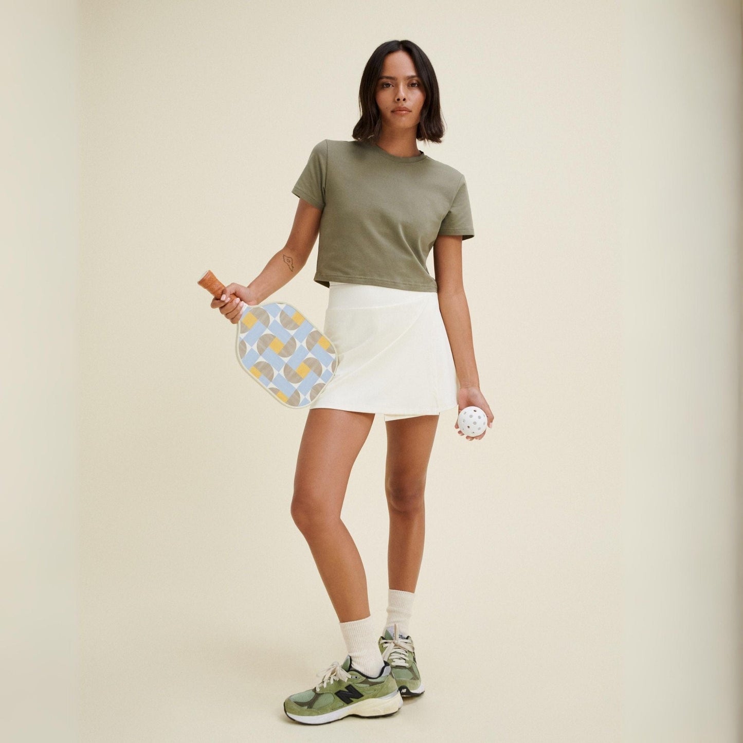 Recess Pickleball T-Shirt Pepper Tee - Olive